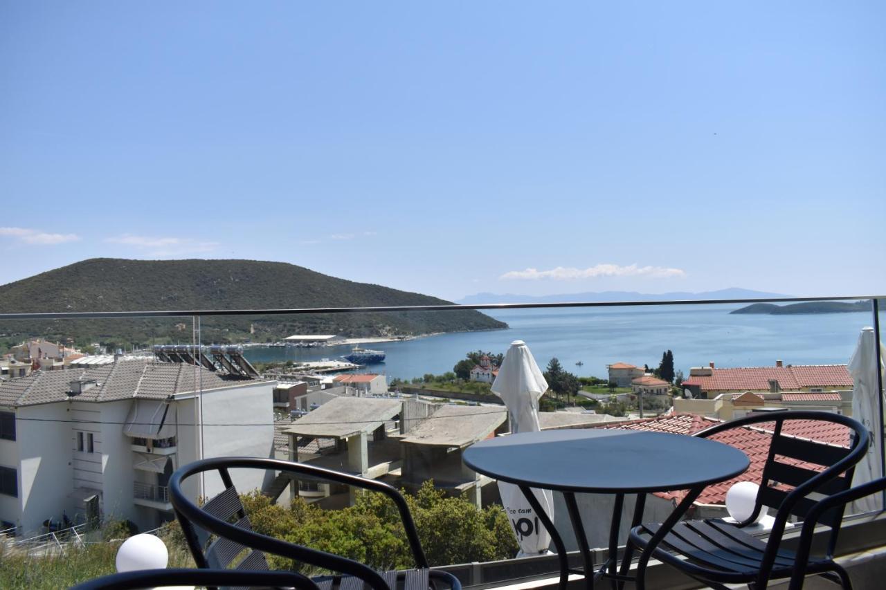 Relaxo Maisonette Rhodi Nea Peramos  Luaran gambar