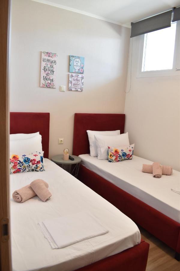 Relaxo Maisonette Rhodi Nea Peramos  Luaran gambar