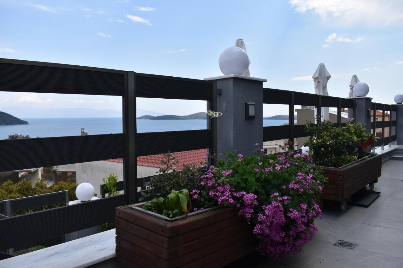 Relaxo Maisonette Rhodi Nea Peramos  Luaran gambar