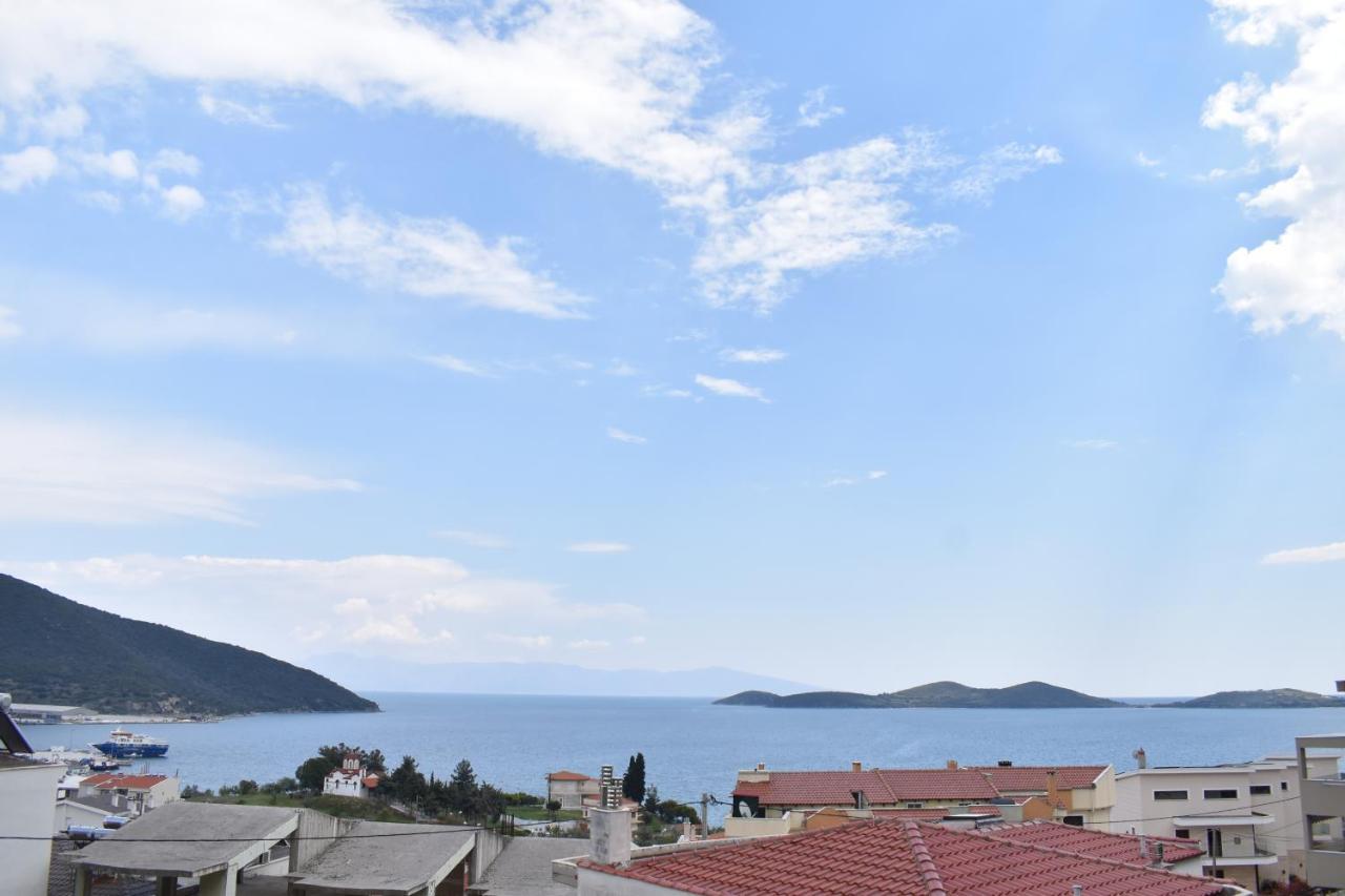 Relaxo Maisonette Rhodi Nea Peramos  Luaran gambar